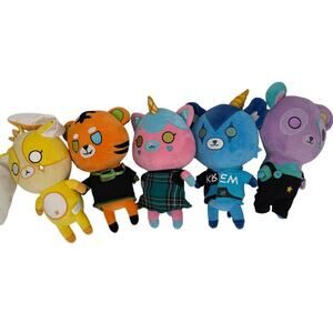 ItsFunneh KREW District Plush Lot (5) - Gold Draco Lunar Funneh Rainbow 12-14"